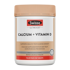 澳洲Swisse 钙 钙片 维生素D VD 柠檬酸钙 片剂250粒 1瓶装 青少年孕妇中老年补钙矿物质 澳大利亚进口