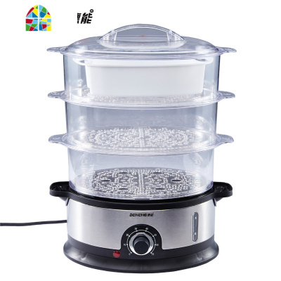 电蒸锅多功能家用小型三层蒸汽锅早餐机大容量自动断电蒸笼 FENGHOU