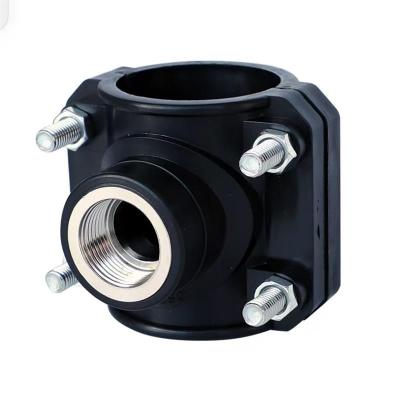 盛京联硕 PE增接口分水三通快速抢修节PE90*63增接口个