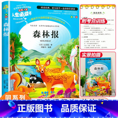 [正版]老师森林报春夏秋冬原著四册合一小学生课外阅读书籍三四五六年级必读经典书目青少年版儿童文学故事书3-4-5-6年