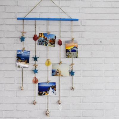 ins照片墙夹子一面墙创意个性麻绳夹子相框墙韩式儿童房悬挂装饰