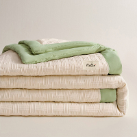 天山柔 1.1*1.5/1.5*2.0/1.8*2.2/2.0*2.3m 华夫格宽包边大豆 夏被 (计价单位:床) 多色