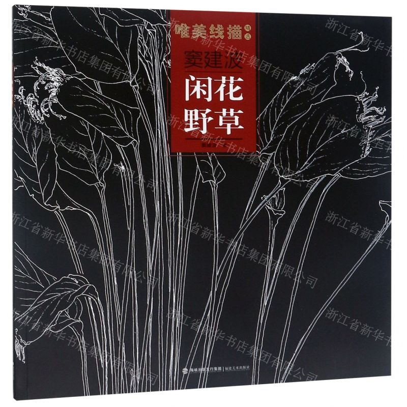 [N]窦建波闲花野草/唯美线描精选-9787539339559