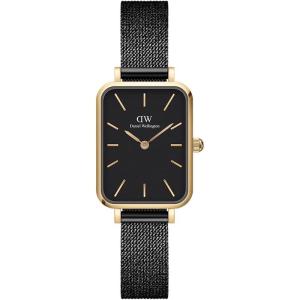 丹尼尔惠灵顿(Daniel Wellington)女士机械表简约时尚精致玫瑰金不锈钢折叠扣腕表