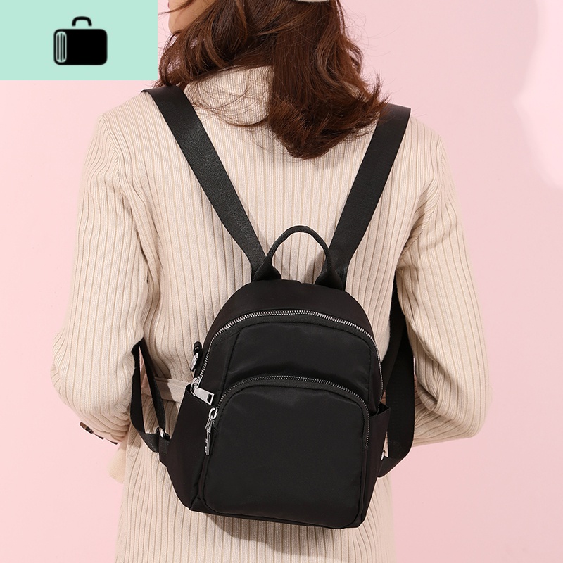 牛津布双肩包女韩版新款时尚迷你尼龙包女士单肩包防盗小背包女包NEW LAKE