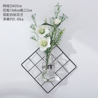 创意墙壁装饰挂件墙面卧室房间的小饰品墙上壁挂花艺室内装修墙饰 三维工匠 网格自制花艺套装10壁饰