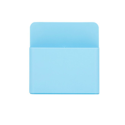 可吸冰箱-磁性笔筒创意收纳盒多功能时尚韩国小清新办公桌面用可爱儿童组合简约桶磁性袋三维工匠浅黄色