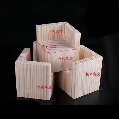 KB床脚垫腿木块茶几脚垫高块实木支撑脚沙发脚桌腿加高垫柜脚 内10x10cm增高15cm/个