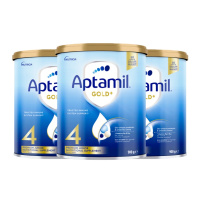新校期-3罐装保税发 Aptamil澳洲爱他美金装奶粉4段900g/罐装 2岁以上宝宝牛奶粉进口婴幼儿四段奶粉新旧随机