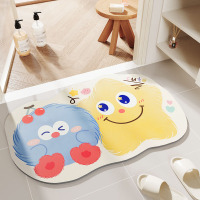 卡通浴室吸水地垫