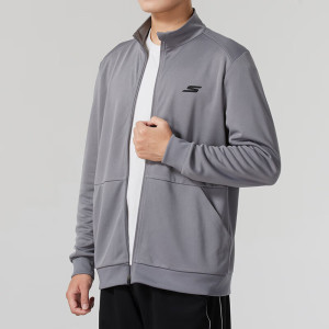 斯凯奇(Skechers)男士新款运动夹克健身训练时尚休闲外套P224M122-03K8 ZP