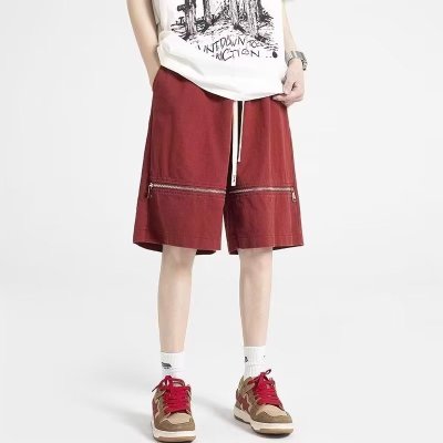 夏季男士短裤五分裤裤子沙滩裤宽松直筒休闲运动短裤