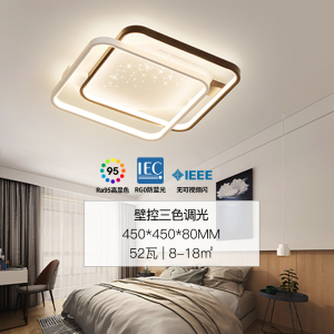 雷士照明[星雨]新款舒适光大瓦数北欧星空灯客厅主灯现代简约吸顶灯中山灯具