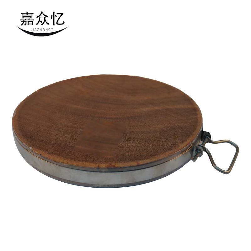 嘉众忆 菜板 铁木砧板 JZY-168(圆钢圈款)个
