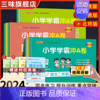 [2本]语文+数学❤️江苏专用 六年级下 [正版]2024pass绿卡小学学霸冲a卷二三四五六一年级上册下册语文数学
