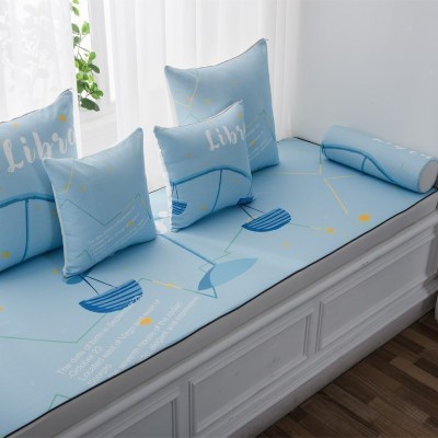 家柏饰(CORATED)北欧高密度乳胶飘窗垫窗台垫定做榻榻米阳台海绵垫沙发毯坐垫 天秤座 8cm飘窗垫