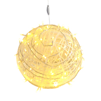 格瑞捷LED藤球挂灯 TQ-30CM-N 暖光 个