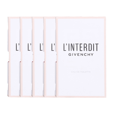 Givenchy/纪梵希 心无禁忌淡香氛 1mL*5支 小样 高级感香水明亮黑白调