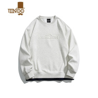 YANXU孤僻星球日系立体字母宽松圆领假套头卫衣男女款流行上衣外套