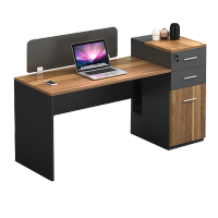 慧采云 办公家具职员办公桌椅组合简约现代员工桌单人位屏风电脑桌财务桌