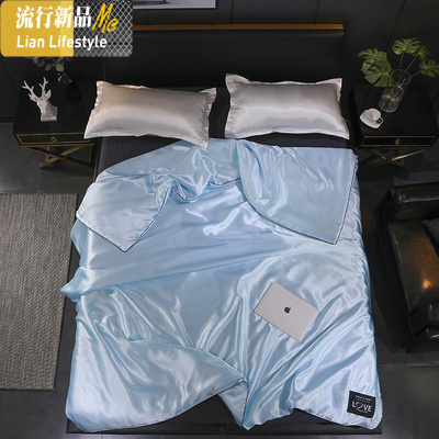 夏天可水洗天丝冰丝空调被夏凉被双人单人被芯春秋夏季薄被子 三维工匠