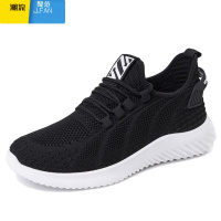 聚范2024秋季新款飞织透气男鞋韩版潮百搭运动休闲鞋男软底防滑跑步鞋