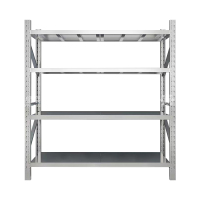 鑫星奈 XXN4012937 不锈钢货架304材质四层仓储货架 120*50*200cm/500kg主架