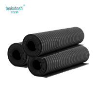 天空桥 绝缘垫 黑色条纹10mm*1m*5m 卷