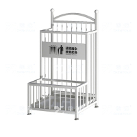 臻远 ZY4080133雨伞收纳架雨伞沥水存放置物架 白色小号