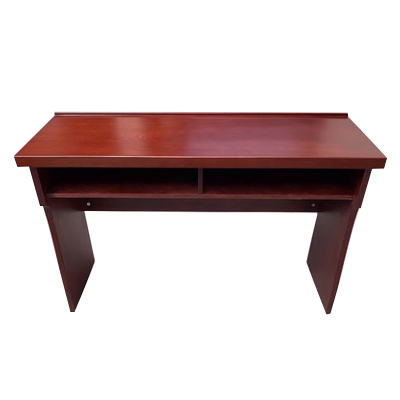 帅畅会议桌双人条桌培训移动小型长方形桌现代简约条形桌1.2米红胡桃密度板贴木皮