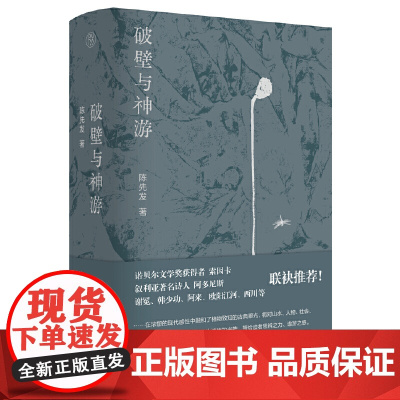 纯粹·破壁与神游 9787559876690 广西师范大学出版社 陈先发 纯粹Pura出品 2025-02