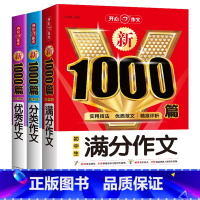 [3本套]满分+优秀+分类 初中通用 [正版]2024初中作文1000篇七八九年级高分范文精选素材作文写作技巧人教版满分