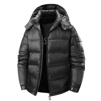 羽绒服男女同款冬季纯色潮牌连帽百搭时尚休闲青年面包服男装外套