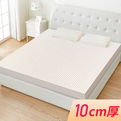 舒娜泰国天然乳胶床垫10CM厚成人家用1.5米榻榻米橡胶垫男女双人1.2米软垫子
