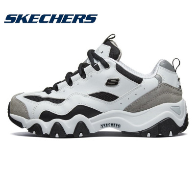 SKECHERS斯凯奇女鞋熊猫鞋D’lites2.0新款低帮厚底复古运动休闲鞋66666217