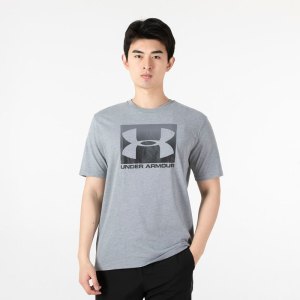 安德玛(Under Armour)男装新款运动服跑步健身训练服潮流时尚透气休闲短袖T恤1386793-001 ZP