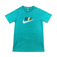 NIKE耐克短袖T恤运动休闲舒适透气针织圆领儿童上衣FN3713-324 Z