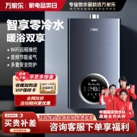 万家乐 R5L系列零冷水燃气壁挂炉 天然气燃气热水器 采暖炉 锅炉暖气片地暖 WIFI智控24R5L(80-200㎡)
