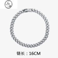 JiMiSAZ嘻哈古巴手链高级感简约冷淡风ins设计小众酷手饰品钛钢不掉色