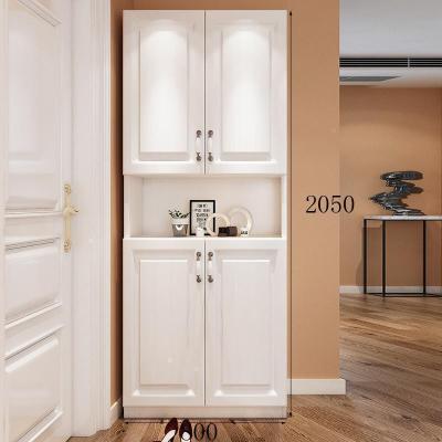 森美人进 现代简约厅玄关柜口隔断柜衣帽柜挂衣架组合换鞋凳鞋柜