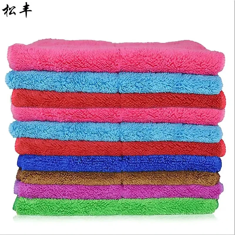 松丰 抹布百洁布洗碗巾小毛巾 30cm*60cm/10块 包