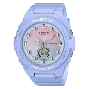 CASIO官方旗舰店卡西欧手表女款BABY-G新款限量学生潮流运动防水电子手表休闲户外正品石英表女 BGA-320
