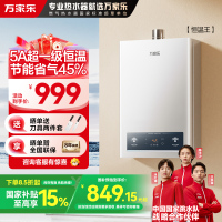 万家乐恒温王燃气热水器JSQ25-13P3(F)天然气5A超一级恒温13升家用洗澡静音一级节能省气防冻
