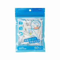 茶花细滑牙线棒50枚 50枚/套