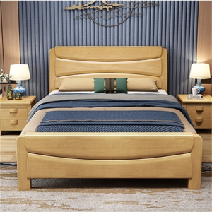 鑫环境 办公家用1米单人实木床宿舍员工单人床出租房实木床公寓床