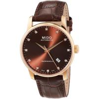 Mido男士腕表 Baroncelli 经典优雅百搭自动瑞士腕表 送男友礼物