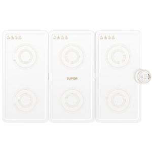 苏泊尔(SUPOR)暖菜板热饭菜板保温板拼接多功能家用加热桌垫折叠恒温神器 白色[可拼接款] 不挑餐具