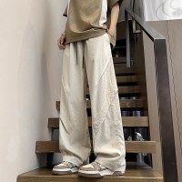 2026春夏季新款薄款休闲时尚百搭潮牌男士裤直筒宽松美式裤子长裤