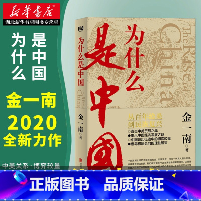 [正版]为什么是中国 金一南著 从百年沧桑到民族复兴直击中美贸易之战 揭秘中国经济发展 世界格局的走向 学习强国读物