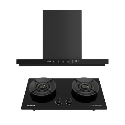 美菱烟灶套装油烟机T231KD+燃气灶313KD液化气